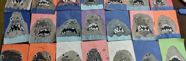 Creating Gray – Painted Shark Portraits